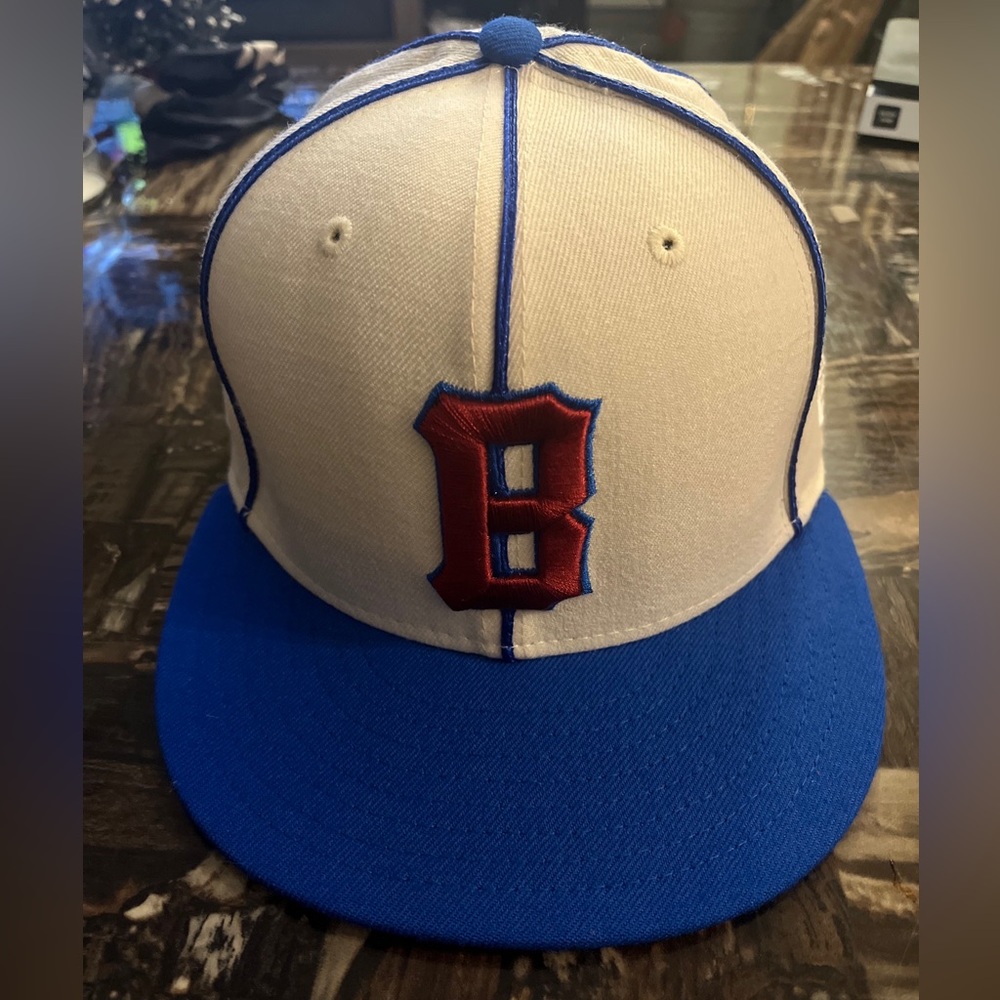 BALTIMORE ELITE GIANTS 7 3/8 5950  FIFTY BASEBALL HAT NEW ERA RARE NEGRO LEAGUE!